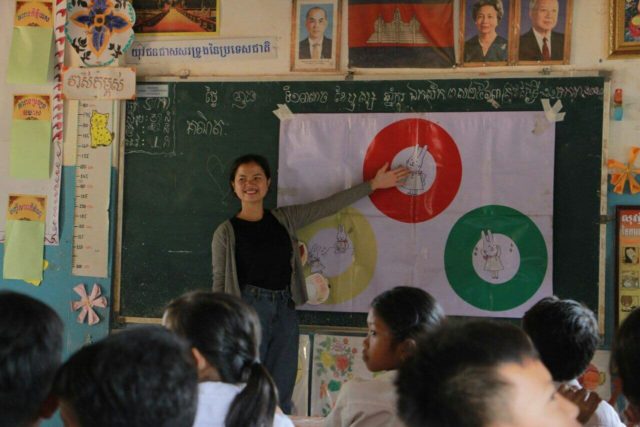 カンボジアで栄養教育
